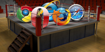 Google Chrome, Opera, Internet Explorer 8, Mozilla Firefox e Safari.