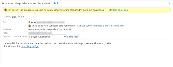 Eu mandei a foto via email!