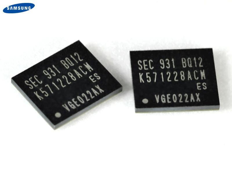 Chips de memória PCRAM da Samsung
