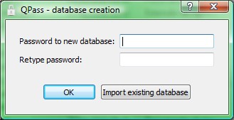 Defina uma senha-mestra
