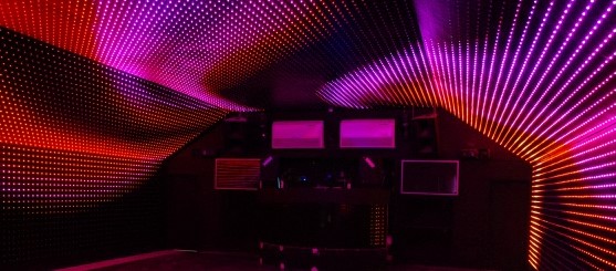 Demonstração da iluminação de LEDs da Philips Demonstração da iluminação de LEDs da Philips