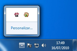 Resultado de imagem para area de trabalho do windows area de notificação
