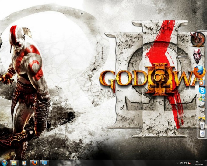 Temas para windows 7 god of war