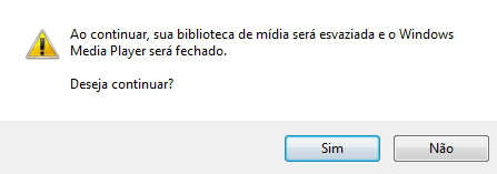 Confirme a limpeza Confirme a limpeza