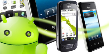 Imagem de: LG anunciou dois modelos de smartphones que terão o Android 2.2