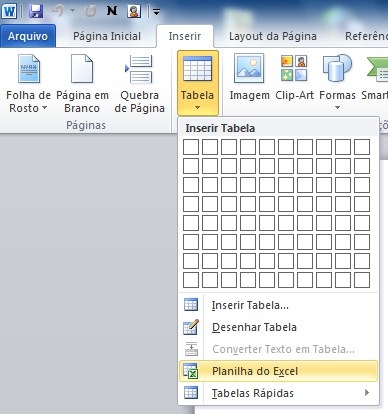 Como criar uma interface no excel