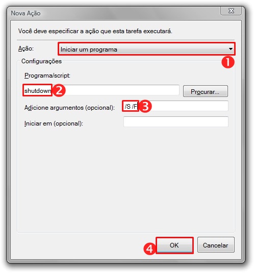 Programar o desligamento Programar o desligamento