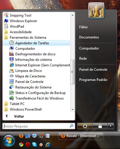 Abrir o Agendador de Tarefas Abrir o Agendador de Tarefas