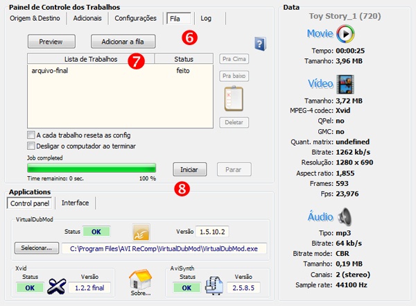 Terceiro passo Terceiro passo