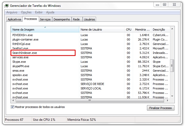 Searchindexer exe что это за процесс windows 7