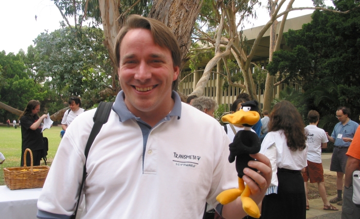 Linus Torvalds em foto de Alex Dawson.