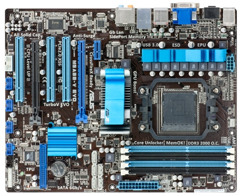 Placa da ASUS com soquete AM3+ Placa da ASUS com soquete AM3+