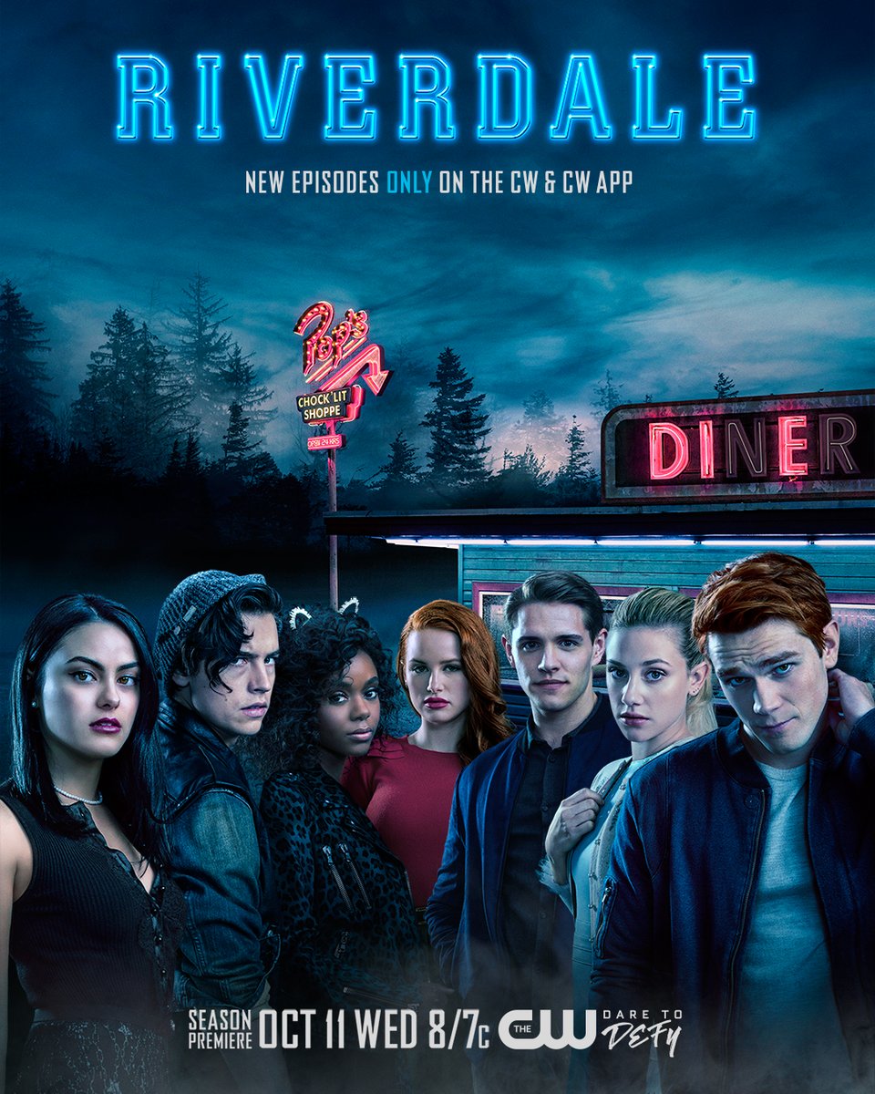Riverdale cartaz da 2ª temporada reúne elenco em frente à