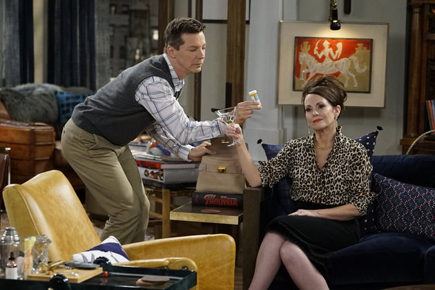 Imagem de: Will & Grace: cenas da estreia da 9ª temporada e apresentação cantada da música-tema