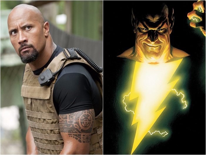 Imagem de: Adão Negro, interpretado por Dwayne Johnson, pode ser apresentado em Esquadrão Suicida 2
