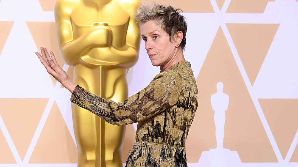 Imagem de: Homem é acusado de roubar estatueta do Oscar de Frances McDormand
