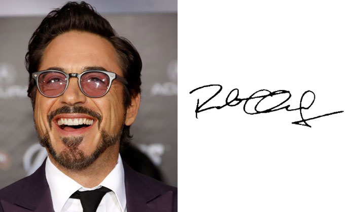 Imagem de: Autógrafos e assinaturas de 20 astros de Hollywood