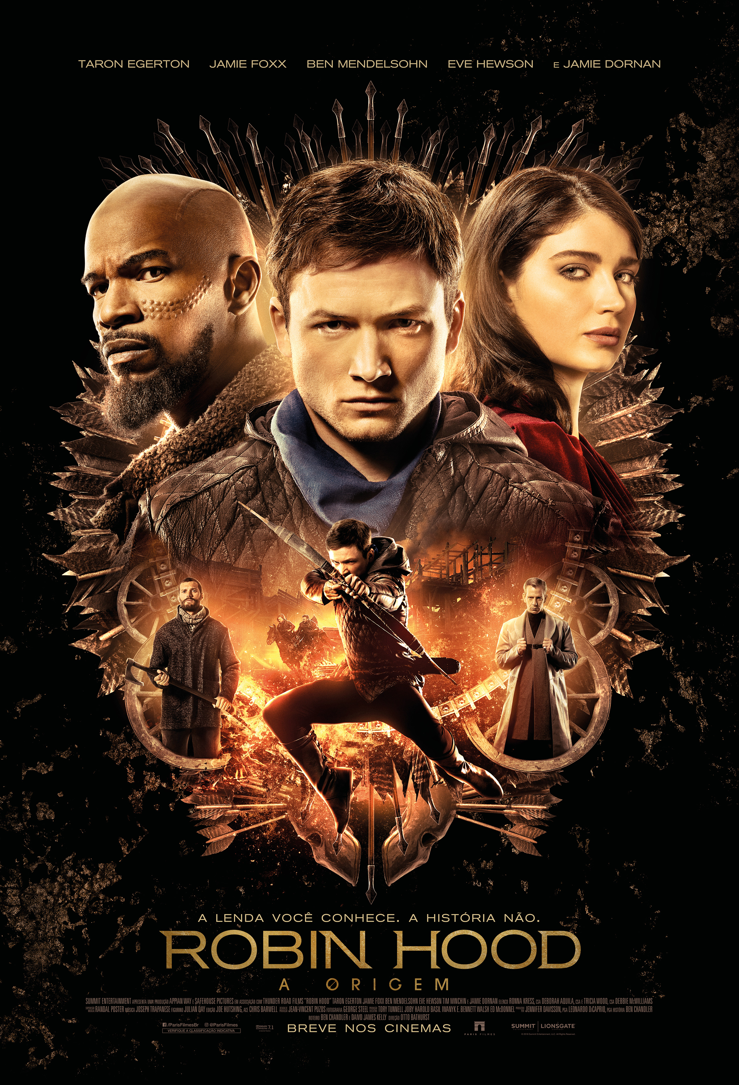Imagem de: Robin Hood – A Origem: vídeos e pôster final do filme com Taron Egerton e Jamie Foxx