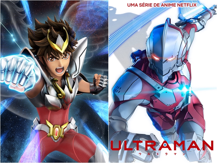 Imagem de: Netflix anuncia novos animes para 2019, incluindo Cavaleiros do Zodíaco e Ultraman