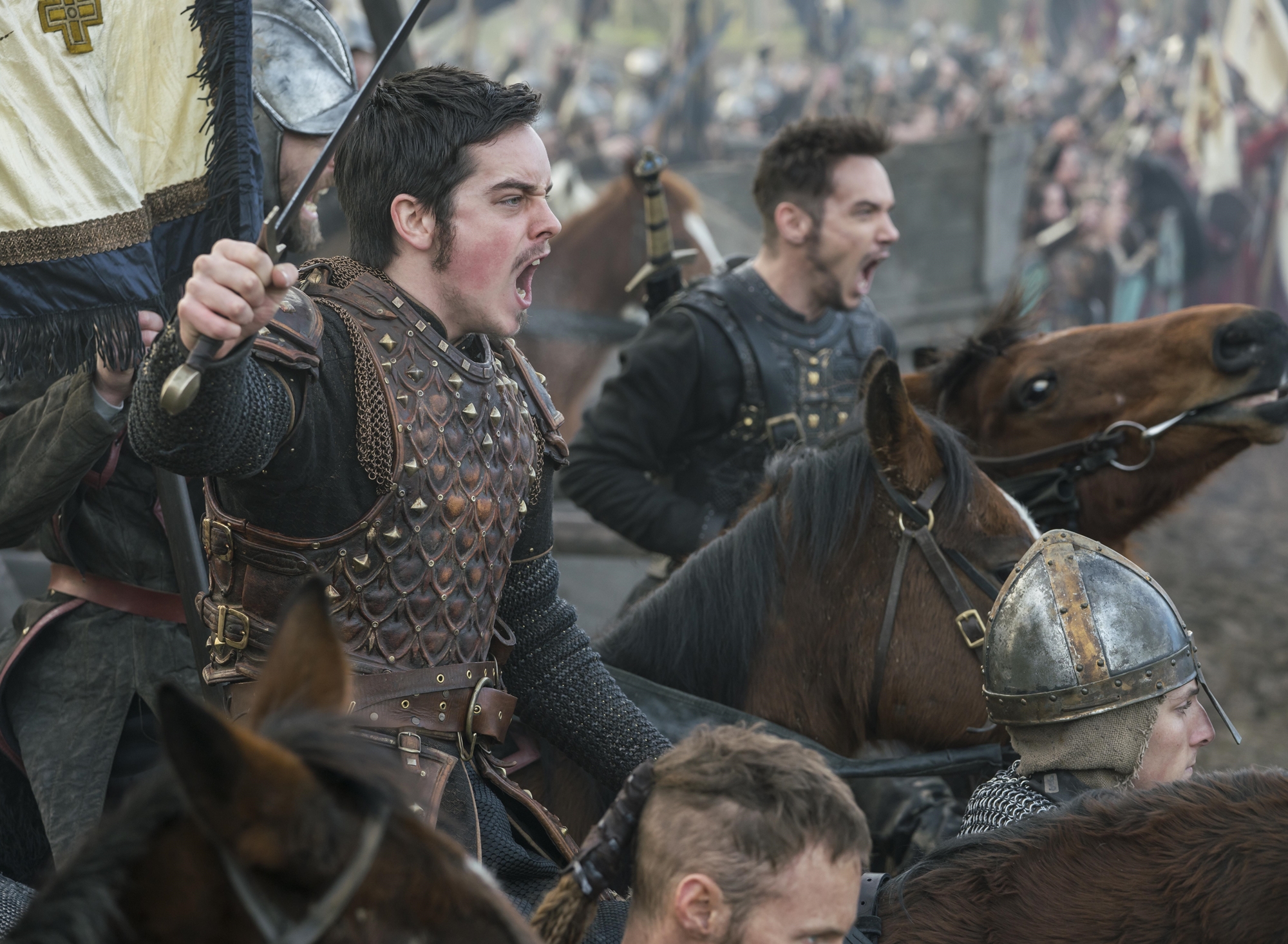 Imagem de: Vikings e ingleses se encontram no campo de batalha no trailer do episódio 5x15