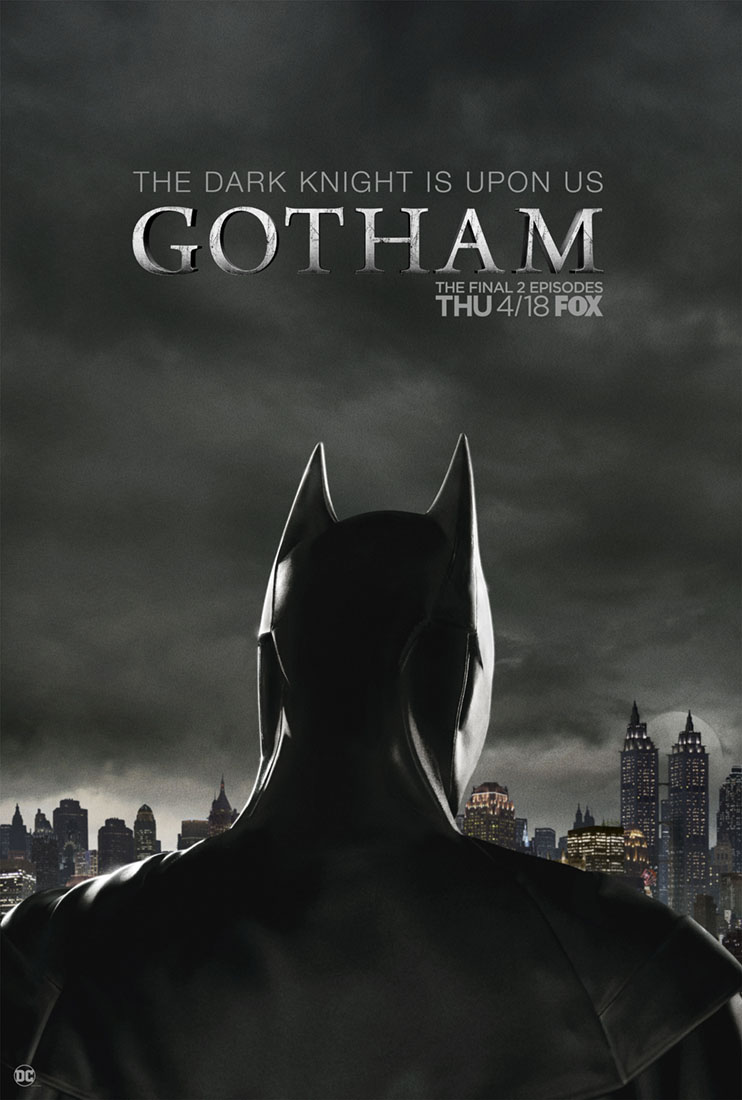 Imagem de: Gotham: Batman surge no pôster oficial da series finale