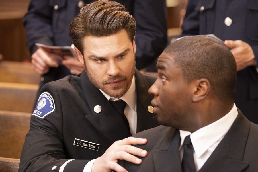 Imagem de: Station 19: funeral no trailer do episódio 2x16, o penúltimo da temporada