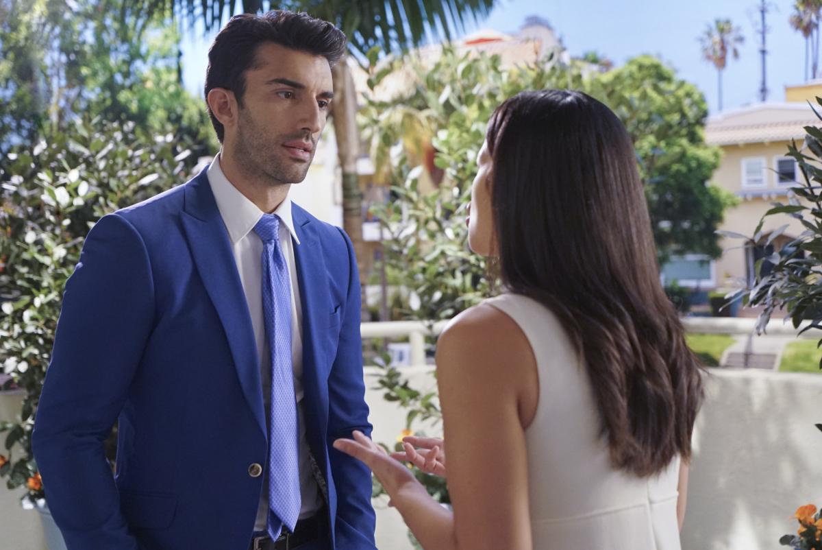 Imagem de: Jane the Virgin: casal pego no flagra no trailer do episódio 5x13 (vídeo e fotos)