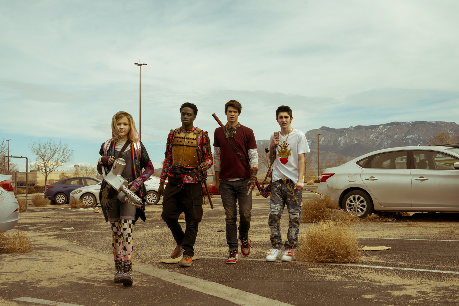 Imagem de: Daybreak: adolescentes se divertem no apocalipse zumbi em trailer da nova série da Netflix