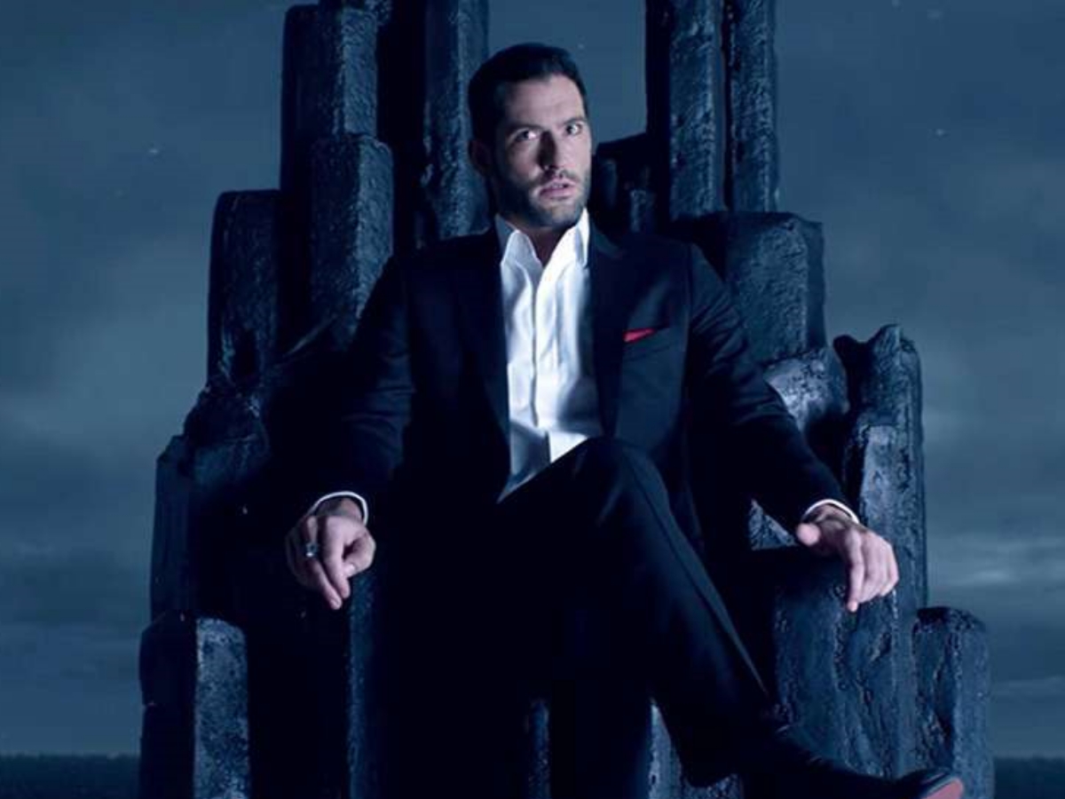 Imagem de: Lucifer recebe visita inesperada no Inferno em foto da 5ª temporada