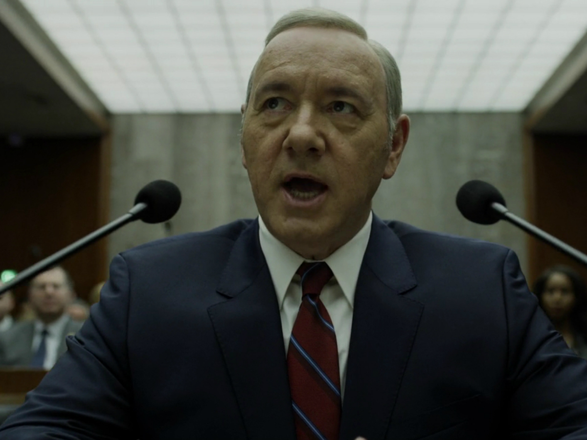 Imagem de: Kevin Space revive Frank Underwood e compartilha seu voto em 2020