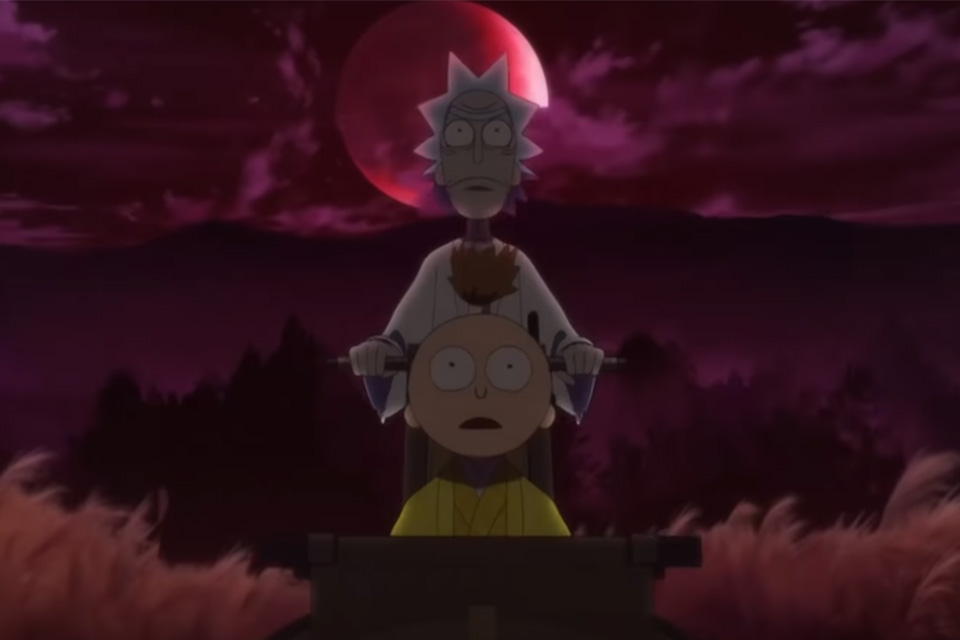 Imagem de: Rick and Morty ganha curta ao estilo anime japonês