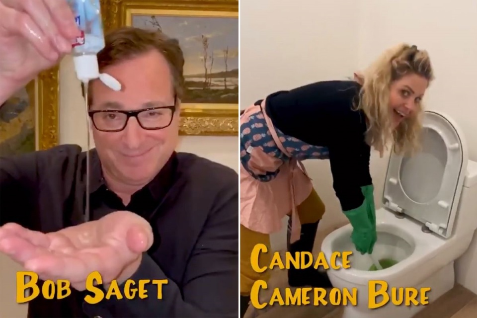 Imagem de: Elenco de Full House recria abertura numa versão de quarentena