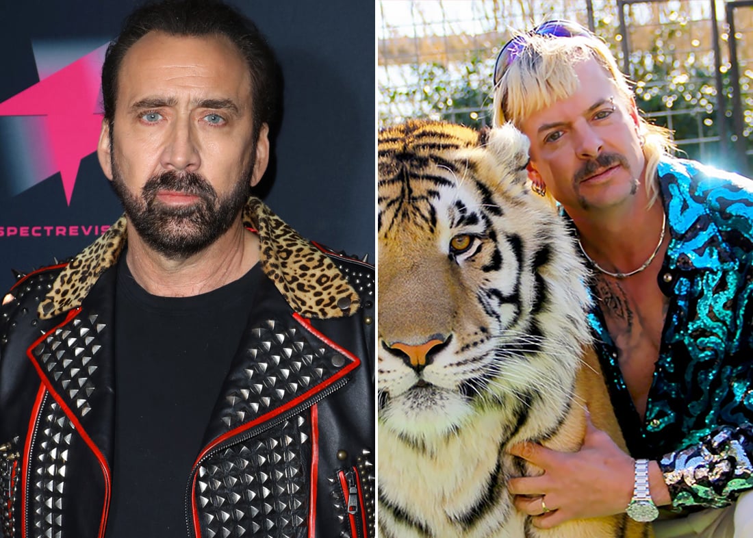 Imagem de: Tiger King: Nicolas Cage interpretará Joe Exotic em nova série