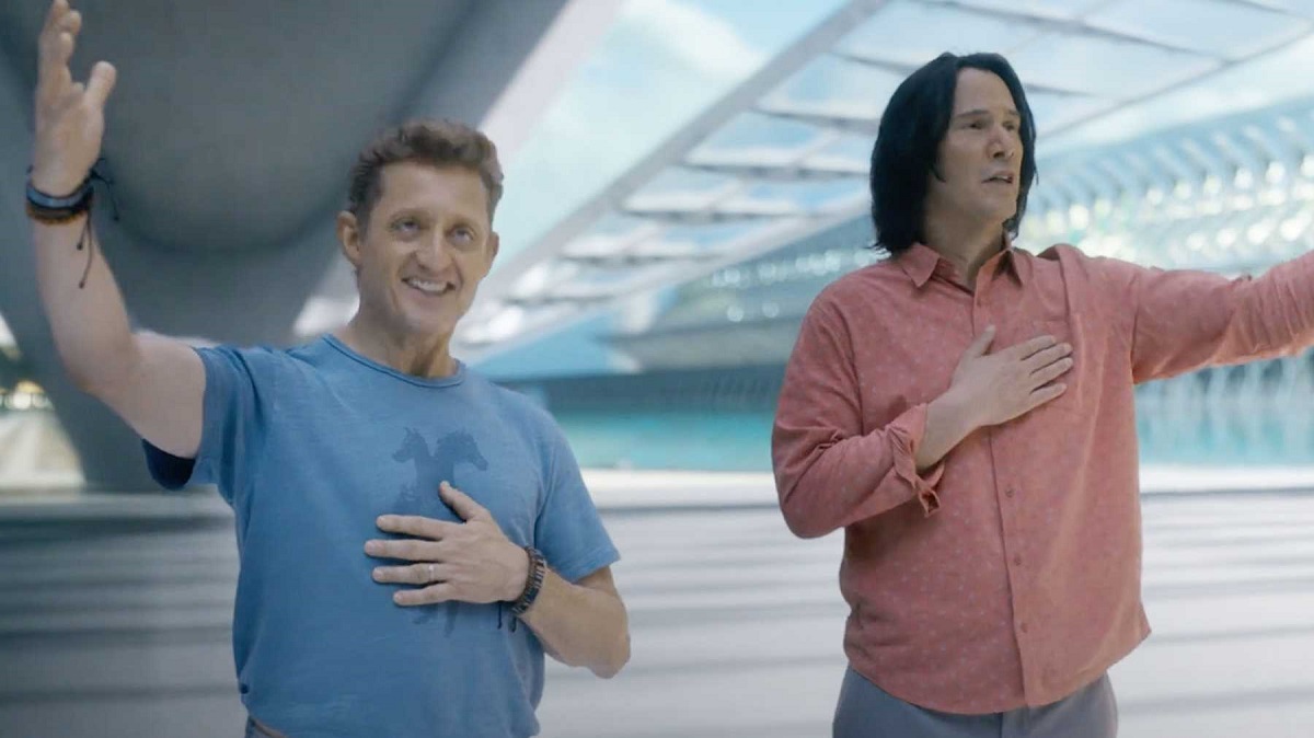 Imagem de: Bill & Ted 3: confira novo trailer e data de estreia do filme com Keanu Reeves